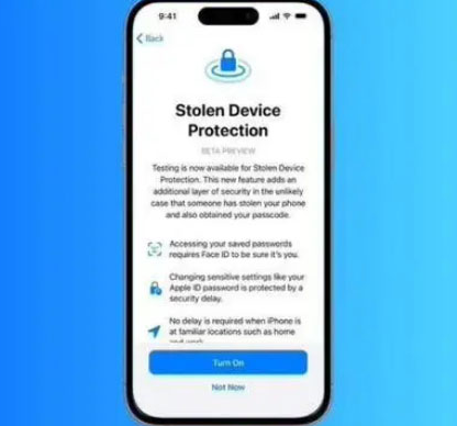 东宝苹果授权维修店分享被盗设备保护功能开启方法 
