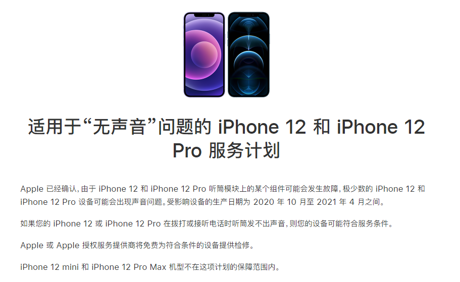 东宝苹果手机维修分享iPhone 12/Pro 拨打或接听电话时无声音怎么办 